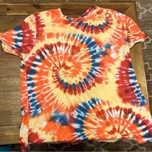 Vibrant Tie-Dye Short Sleeve Tee
